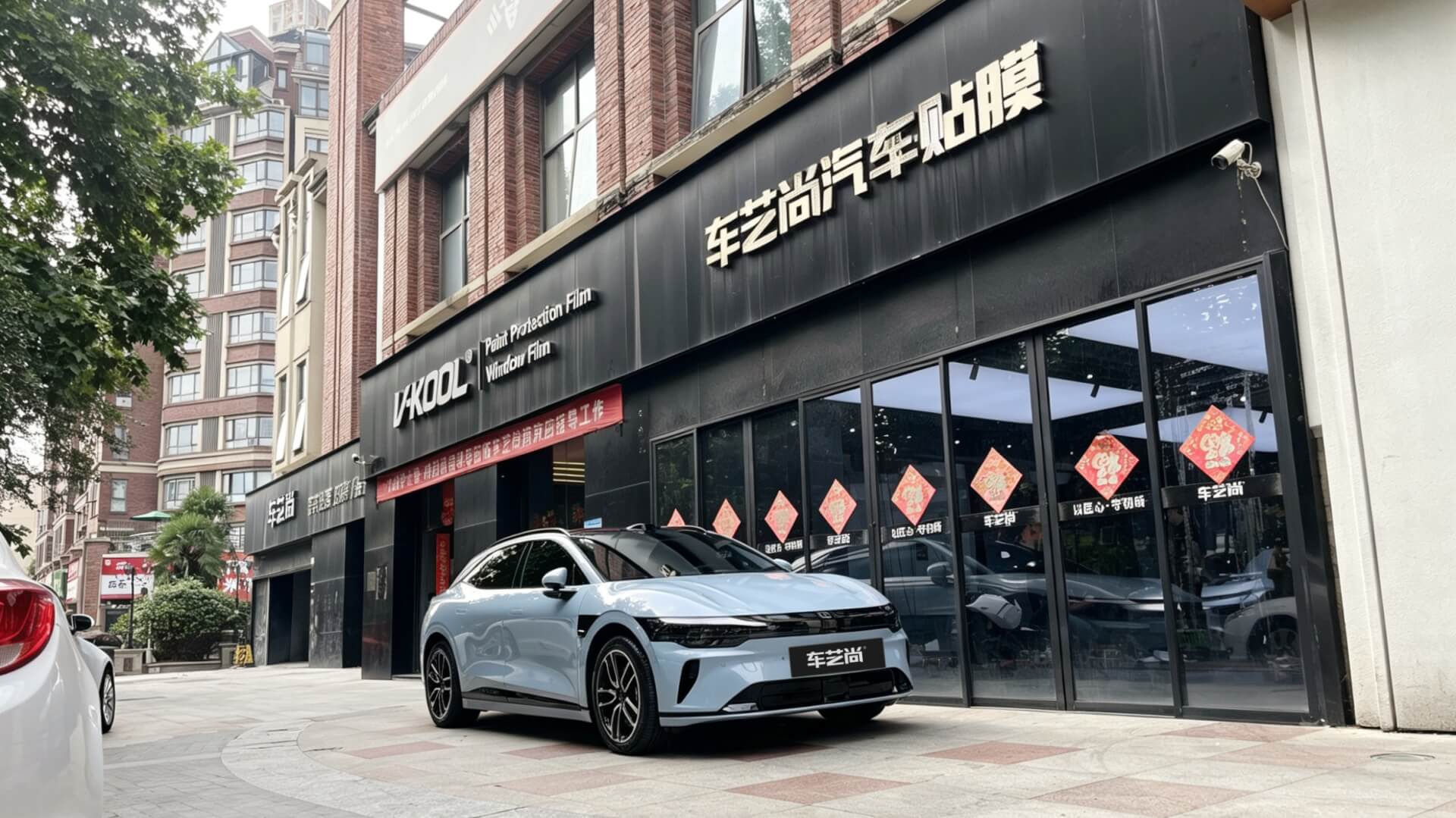 冰湖藍(lán)極氪007GT邂逅威固頂級(jí)窗膜｜車藝尚南京店VK70+VK25+K15精工施工全紀(jì)錄