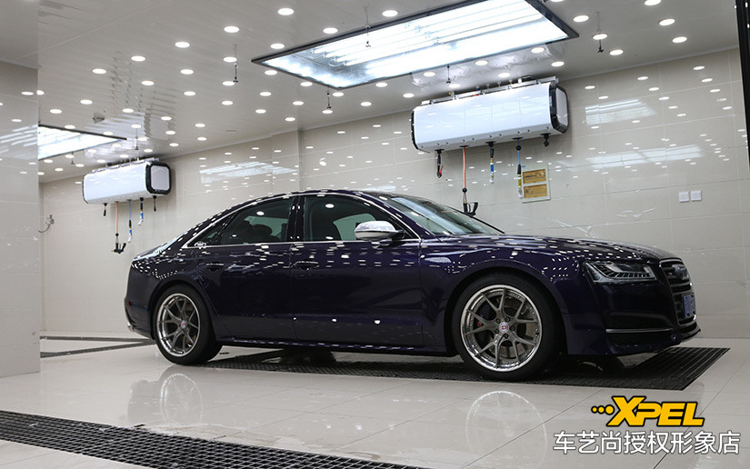 不懼炎熱，S8車藝尚貼威固全車膜