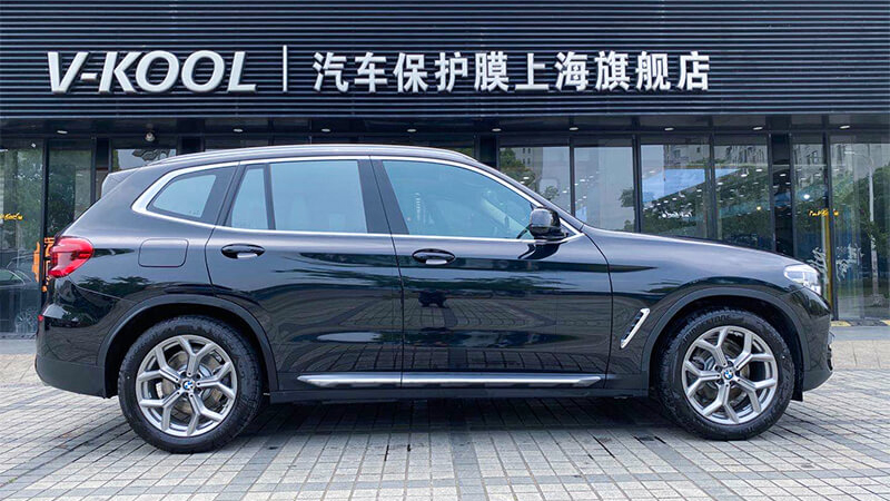 寶馬X3選擇車藝尚貼威固玻璃膜