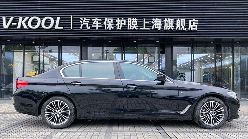 寶馬5系選擇車藝尚貼威固玻璃膜