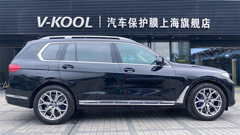 寶馬X7選擇車(chē)藝尚貼威固玻璃膜