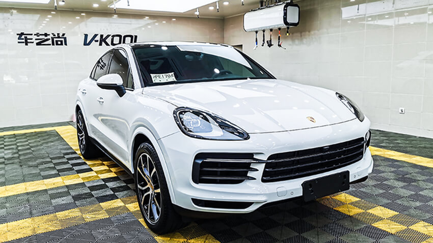 保時(shí)捷卡宴COUPE  威固V10施工案例分享