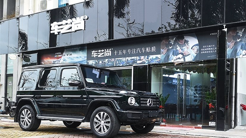 黑色奔馳貼威固隱形車衣怎么樣？