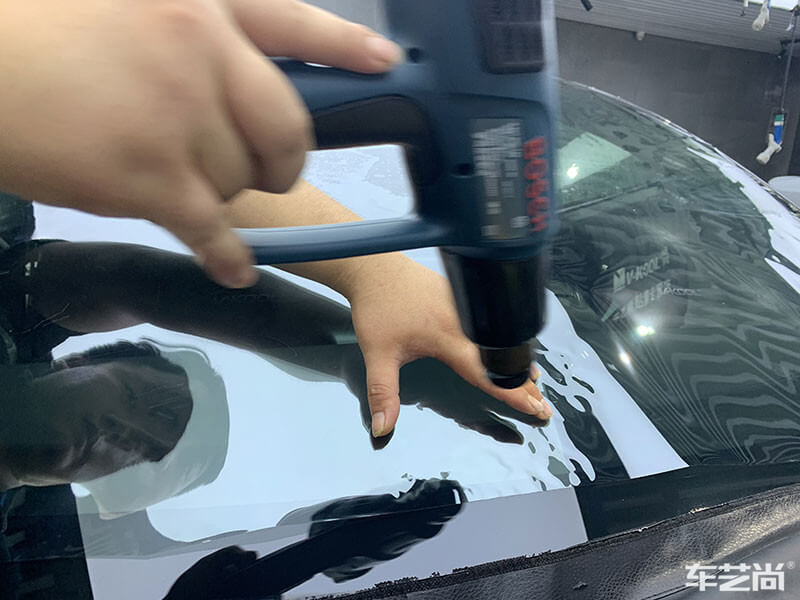 特斯拉Model 3施工威固隔熱膜案例（圖片展示六）