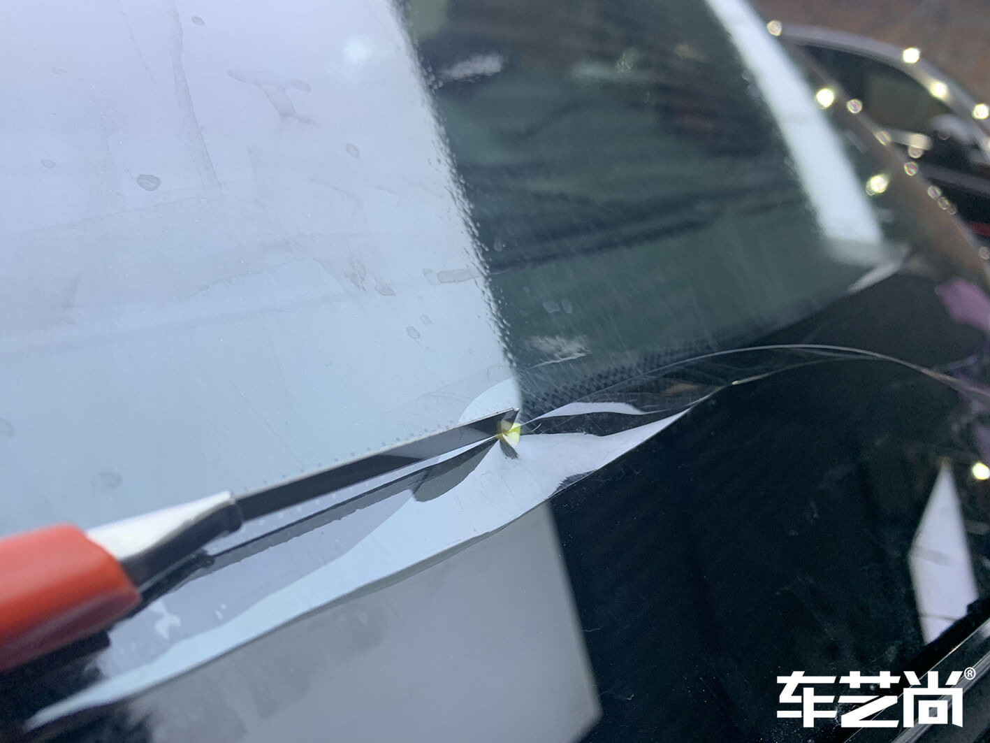 保時(shí)捷卡宴裝貼威固V70+V40，施工流程展示（圖十）