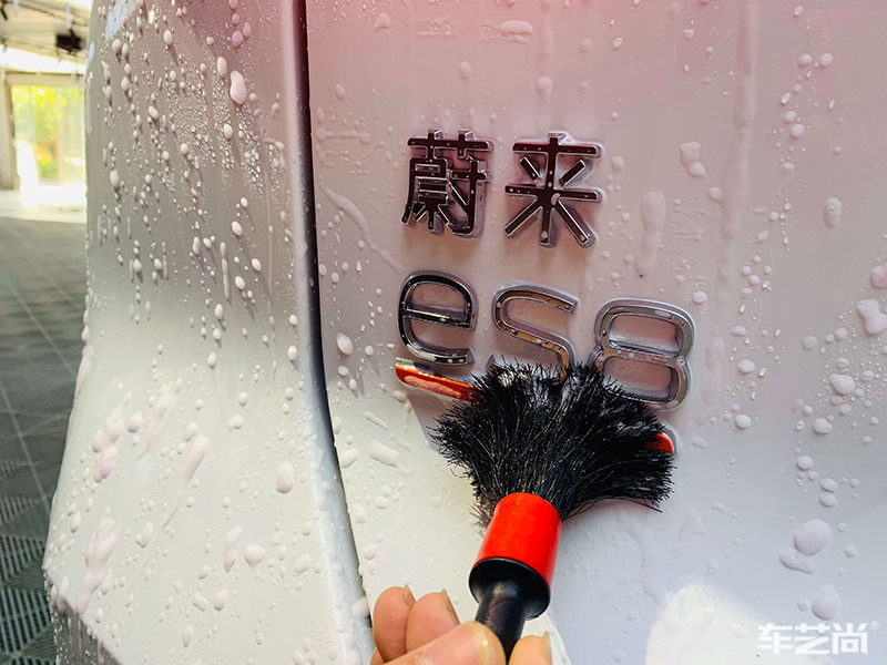 蔚來ES8施工威固漆面保護膜案例車尾