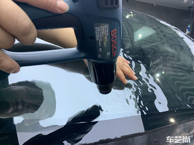 特斯拉Model 3施工威固隔熱膜案例（圖片展示八）
