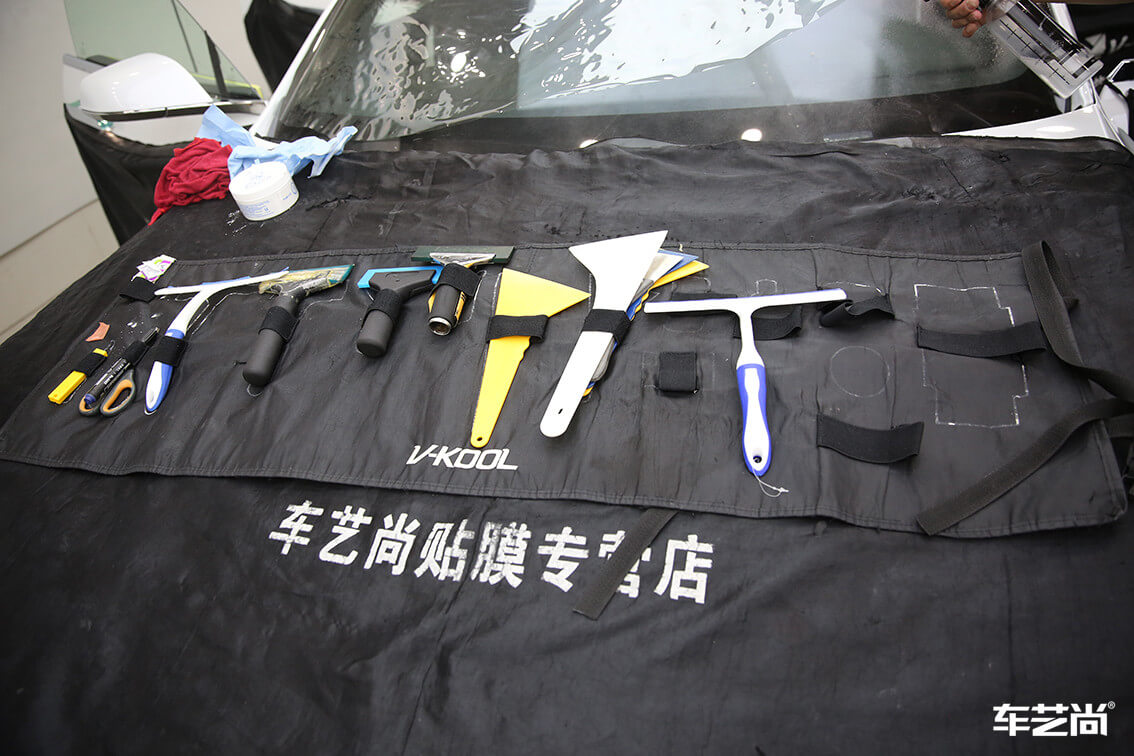 特斯拉 MODEL S威固隔熱膜汽車貼膜施工案例（2）
