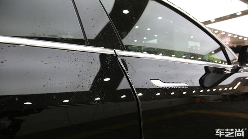 特斯拉model 3施工漆面保護(hù)膜效果展示