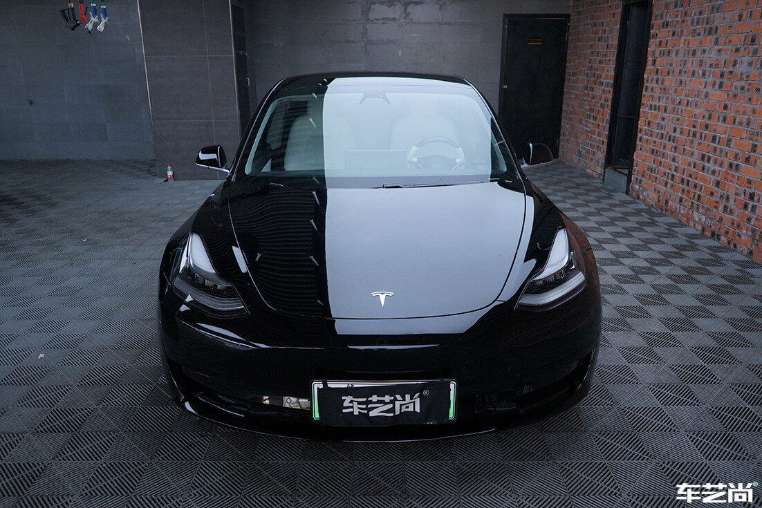 特斯拉Model 3施工威固隔熱膜案例分享（15）