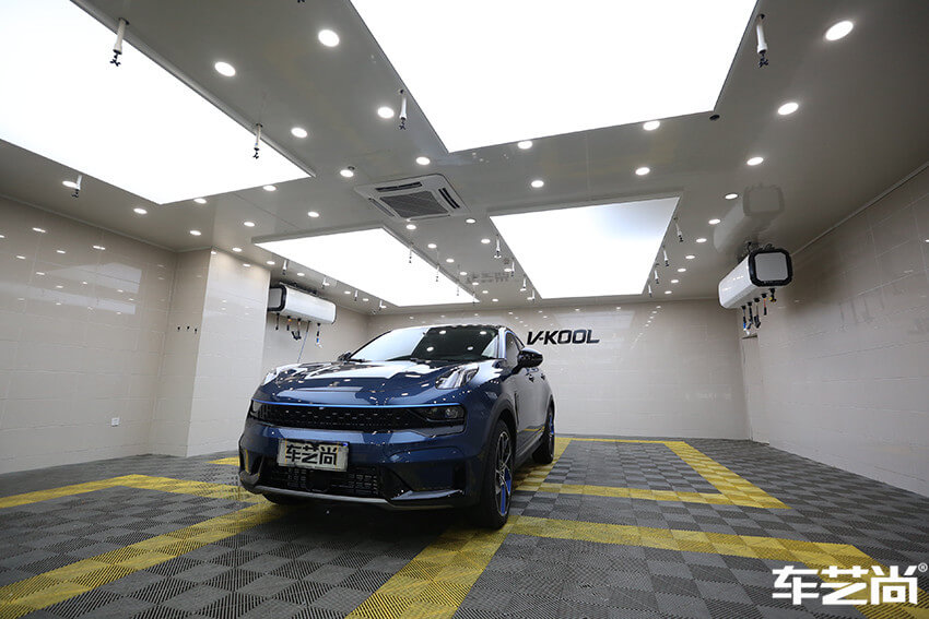 領(lǐng)克05施工威固隱形車衣，施工流程展示（12）