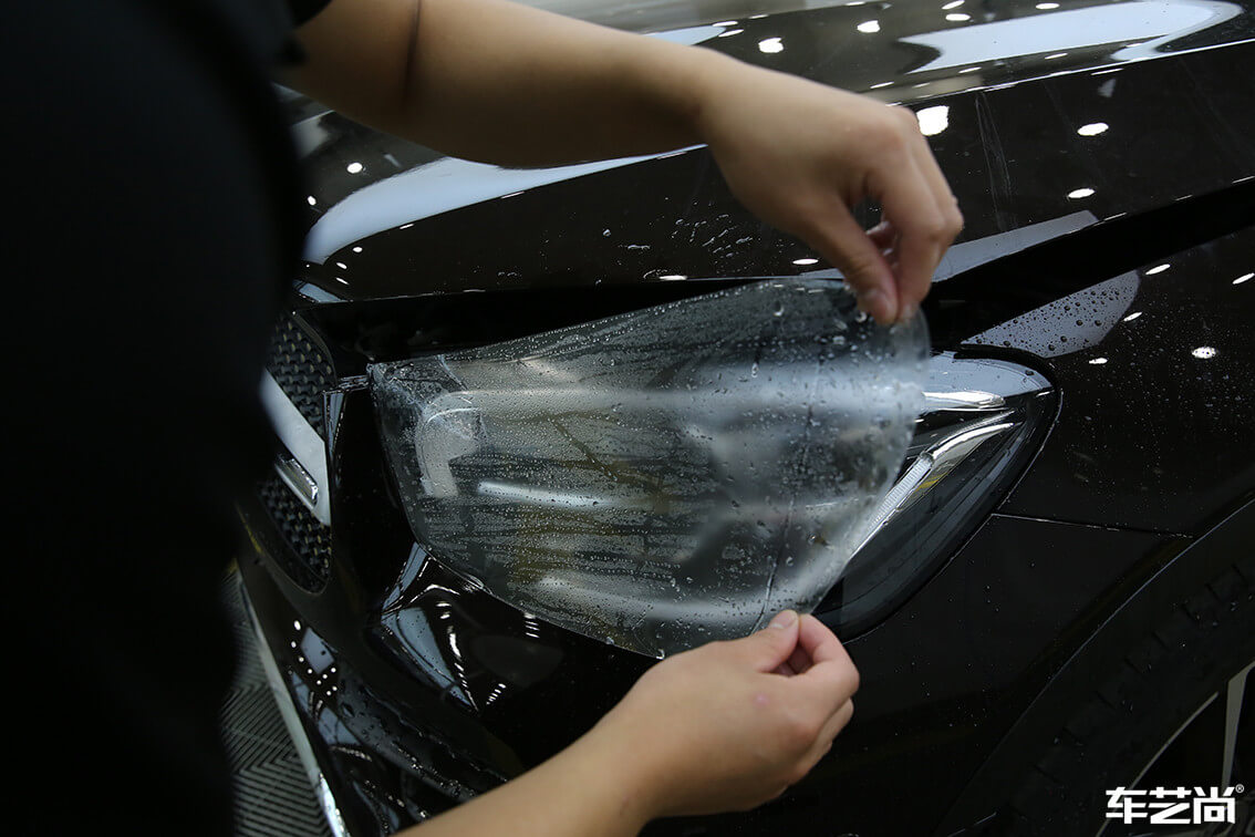 奔馳 GLC300施工威固隱形車衣案例流程展示（17）