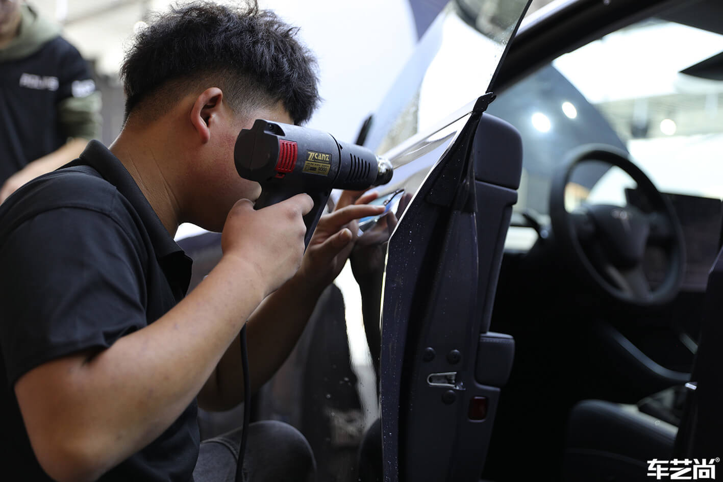 特斯拉Model 3施工威固漆面保護(hù)膜案例分享（9）