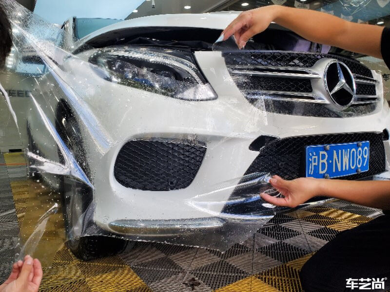 奔馳 GLE 施工威固隱形車衣案例流程展示（9）