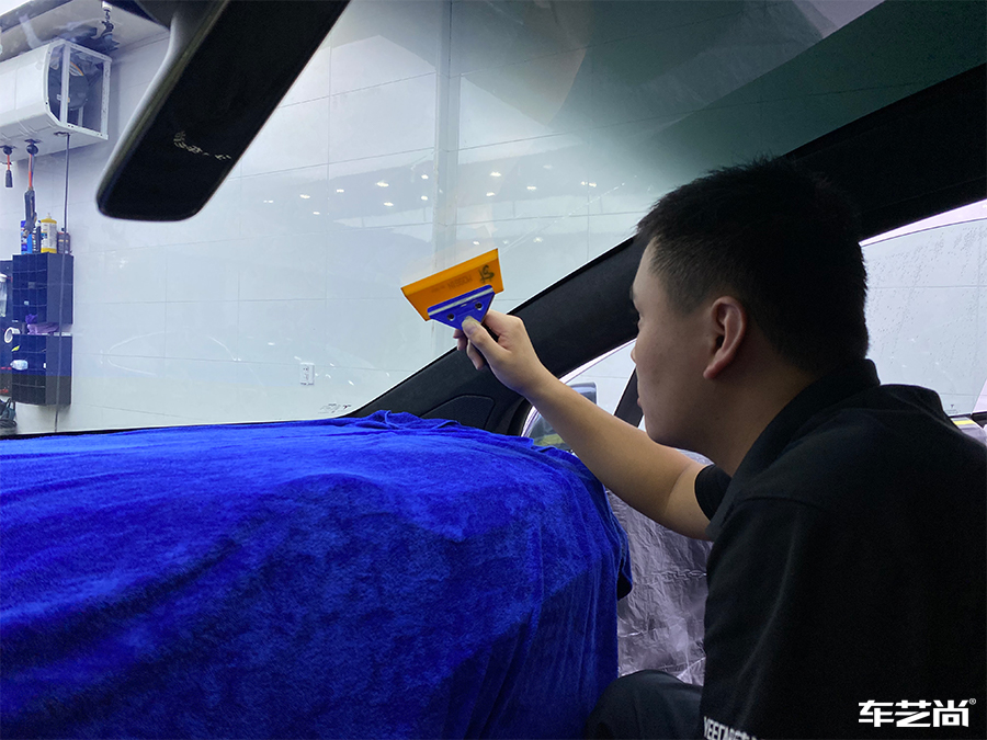 特斯拉Model X施工威固漆面保護膜案例分享（6）
