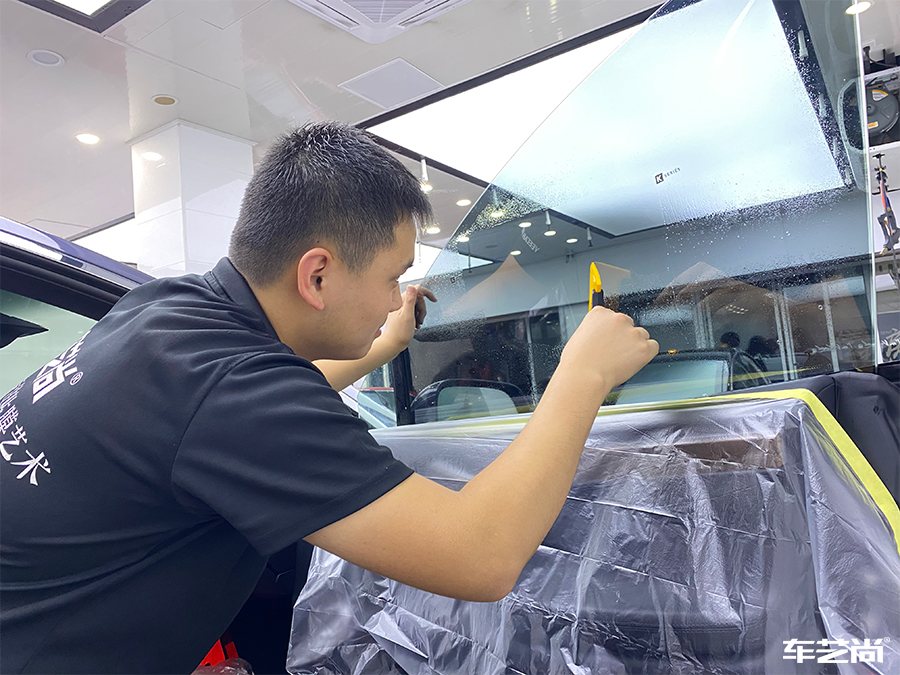 特斯拉Model X施工威固漆面保護膜案例分享（5）