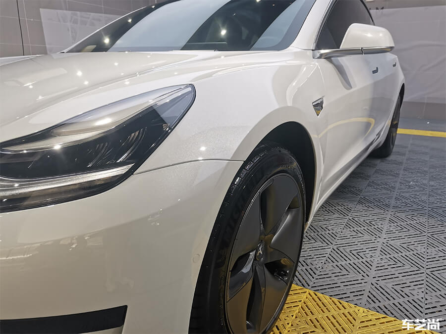 特斯拉Model 3施工羅利普斯隱形車衣案例分享（8）
