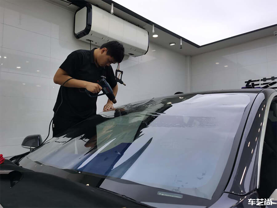 特斯拉Model 3裝貼威固漆面保護膜案例分享（10）