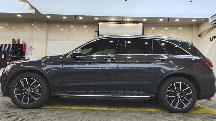 奔馳 GLC300L施工威固隱形車(chē)衣施工案例展示
