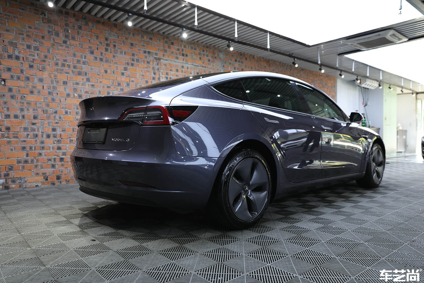 特斯拉Model 3施工威固漆面保護(hù)膜案例分享（14）