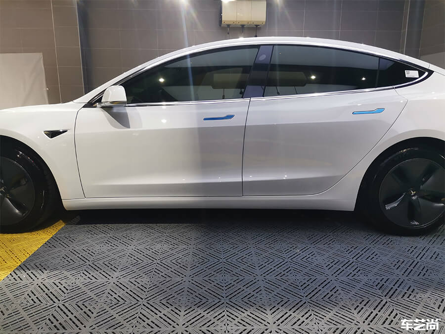 特斯拉Model 3施工羅利普斯隱形車衣案例分享（12）