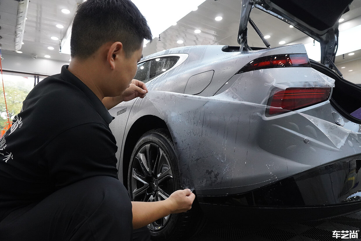 小鵬 P7極致防護(hù)，選擇施工威固隱形車衣（8）