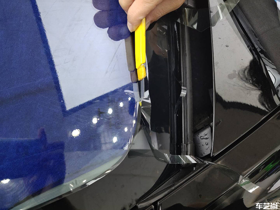 特斯拉Model 3施工威固隔熱膜，多重保護(hù)（4）