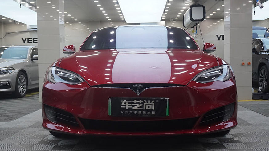 特斯拉Model S施工威固隱形車衣，專車專用極致體驗