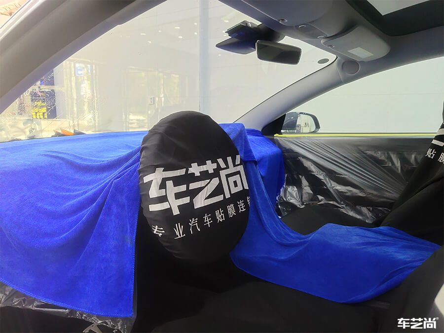 特斯拉Model 3裝貼威固漆面保護膜案例分享（4）