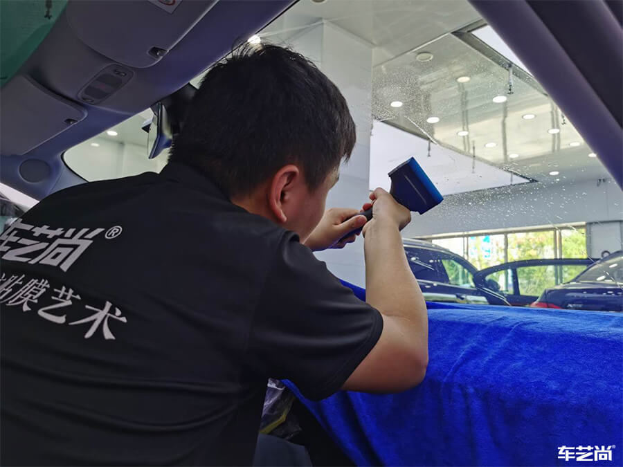 特斯拉Model 3裝貼威固漆面保護膜案例分享（11）
