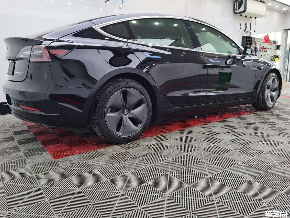 特斯拉Model 3施工威固隔熱膜，多重保護(hù)（15）