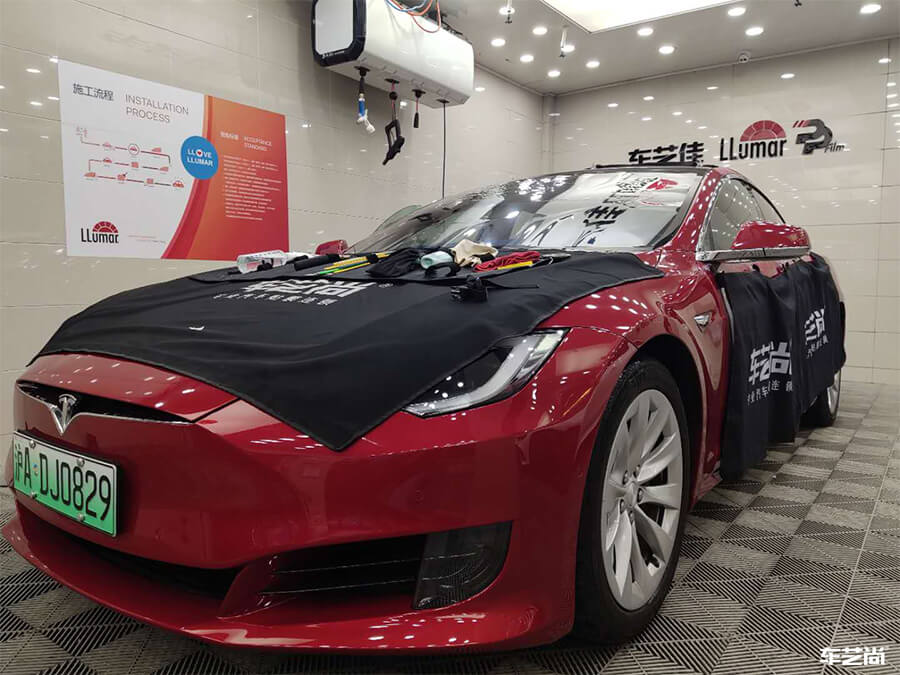 特斯拉Model 3施工威固隱形車衣案例分享（4）