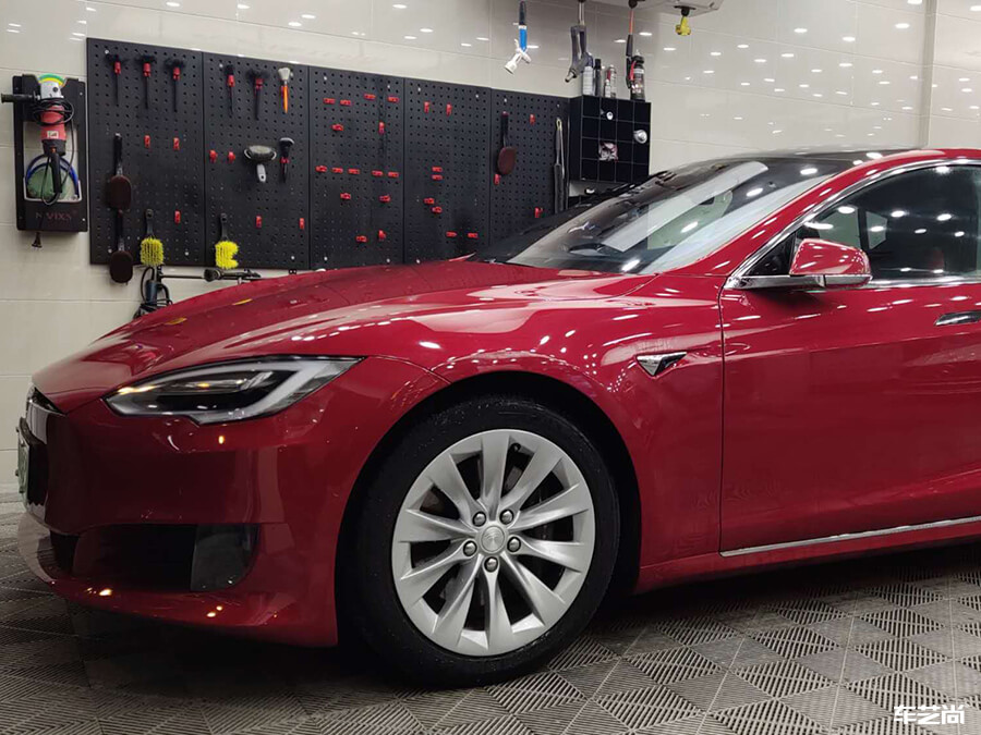 特斯拉Model 3施工威固隱形車衣案例分享（14）