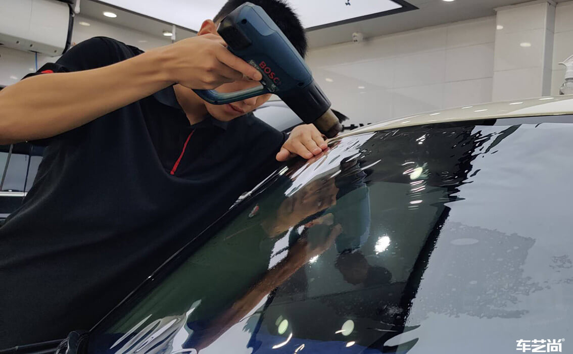 車藝尚為Mini裝貼威固玻璃膜，施工案例展示（11）