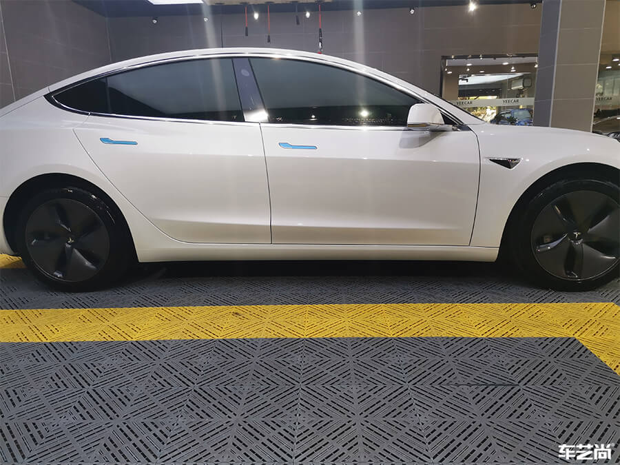 特斯拉Model 3施工羅利普斯隱形車衣案例分享（11）
