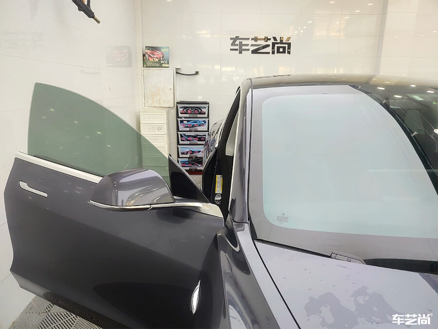 特斯拉Model 3裝貼威固漆面保護膜案例分享（12）