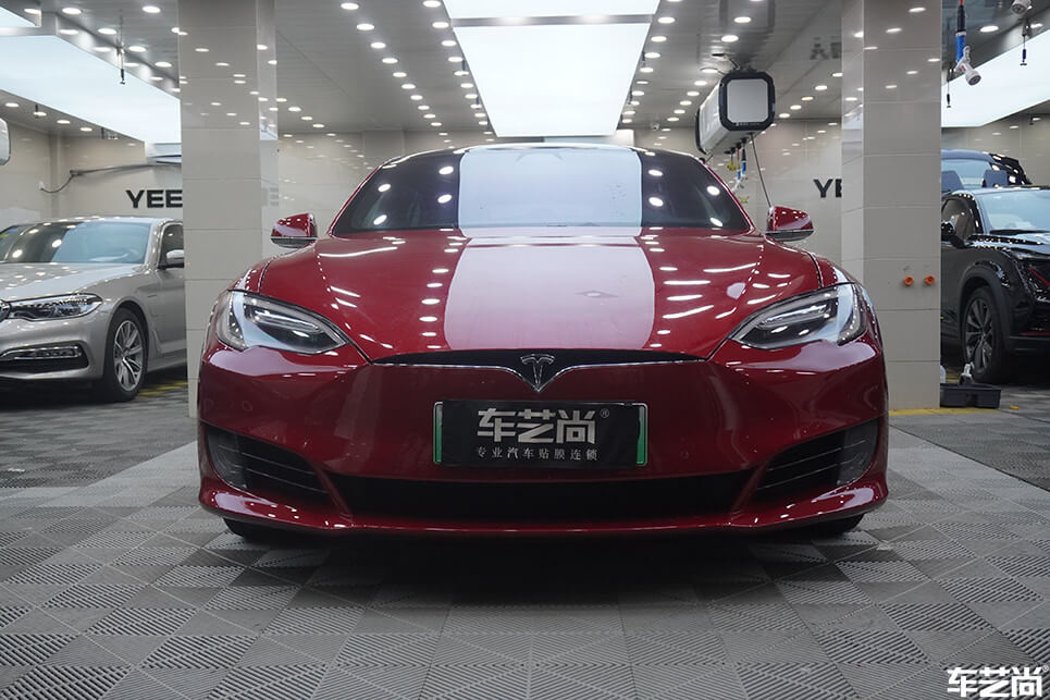 特斯拉Model S施工威固隱形車衣，專車專用極致體驗（11）