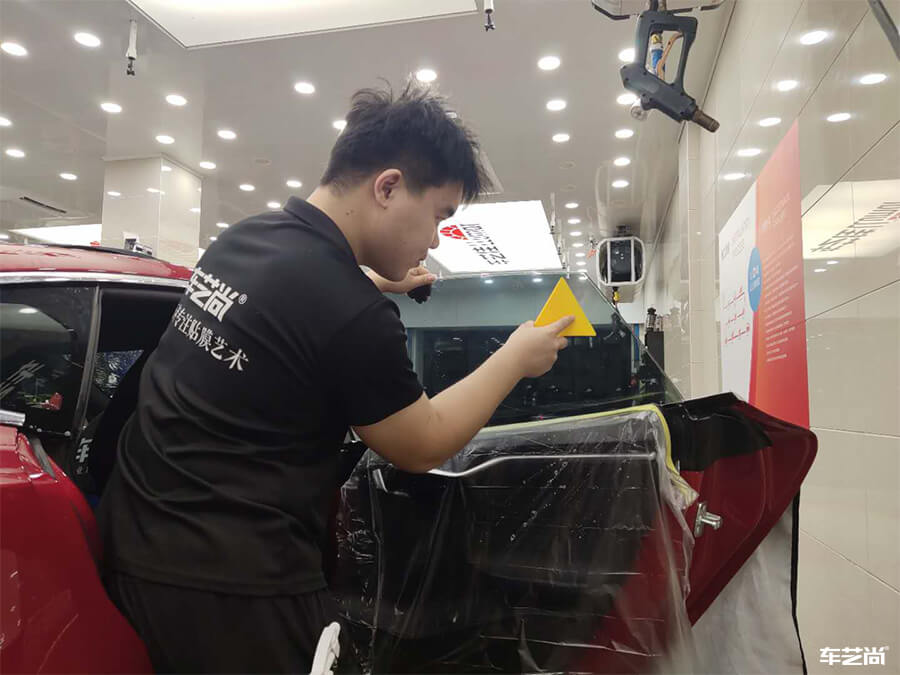 特斯拉Model 3施工威固隱形車衣案例分享（7）