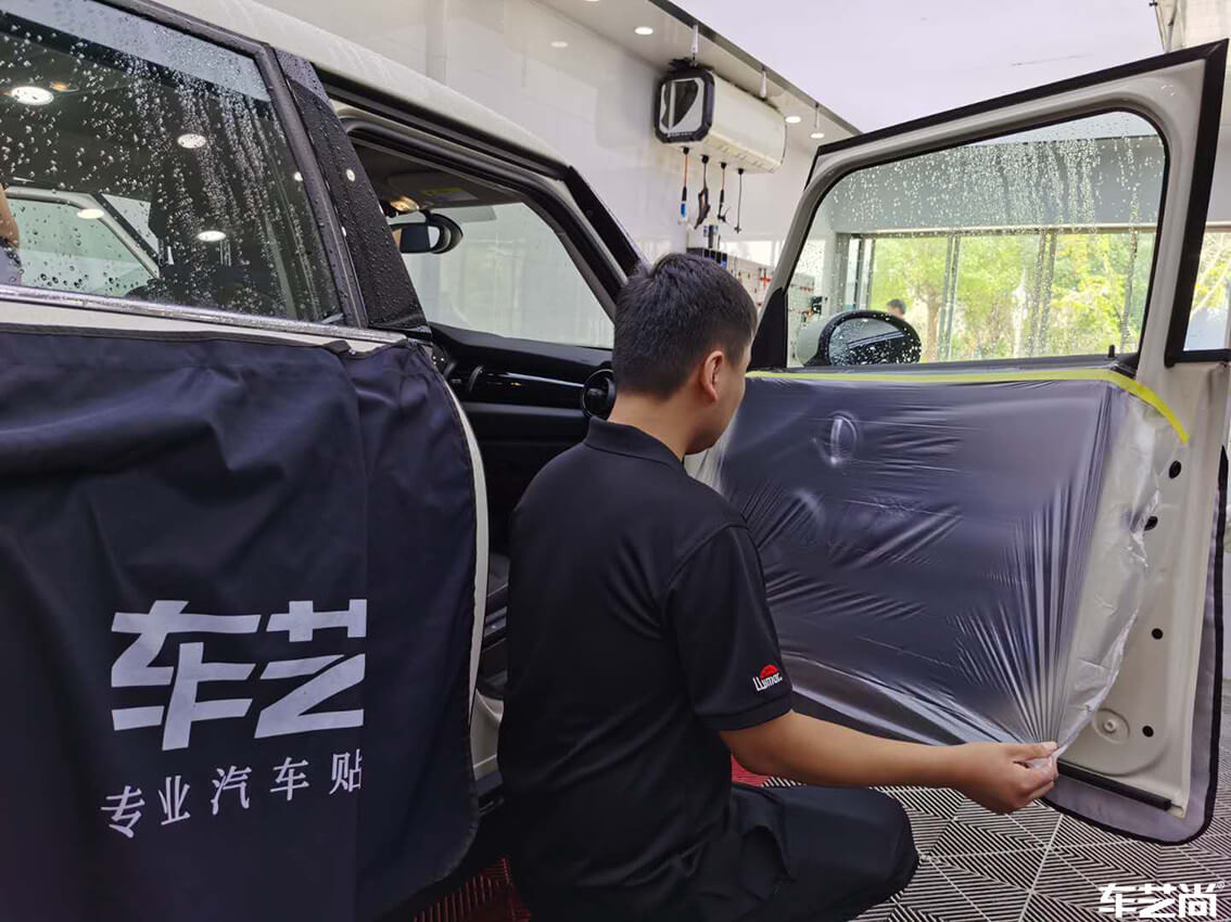 車藝尚為Mini裝貼威固玻璃膜，施工案例展示（3）