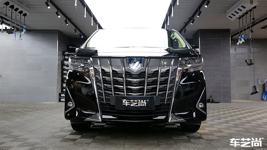 豐田埃爾法選擇車(chē)藝尚，施工隱形車(chē)衣案例分享（19）