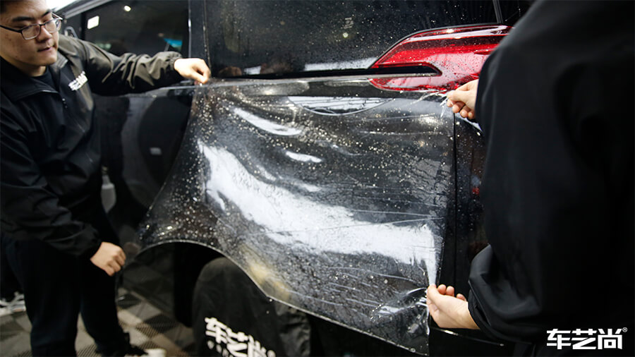 豐田埃爾法選擇車(chē)藝尚，施工隱形車(chē)衣案例分享（15）
