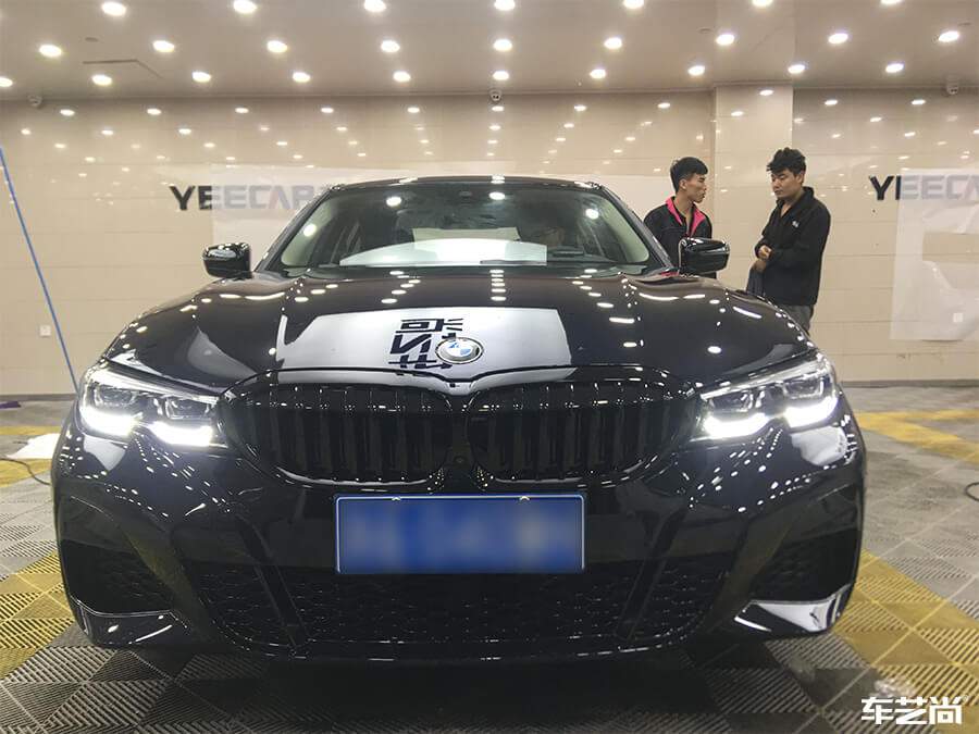 寶馬3系裝貼威固隱形車衣，流程展示（7）