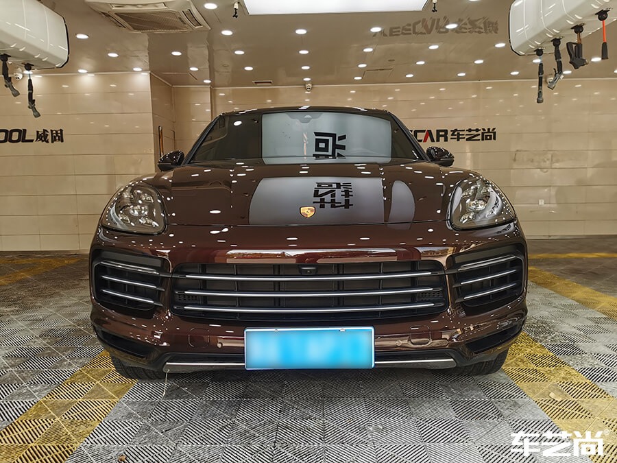 保時(shí)捷卡宴實(shí)貼威固隱形車(chē)衣效果怎么樣？（9）