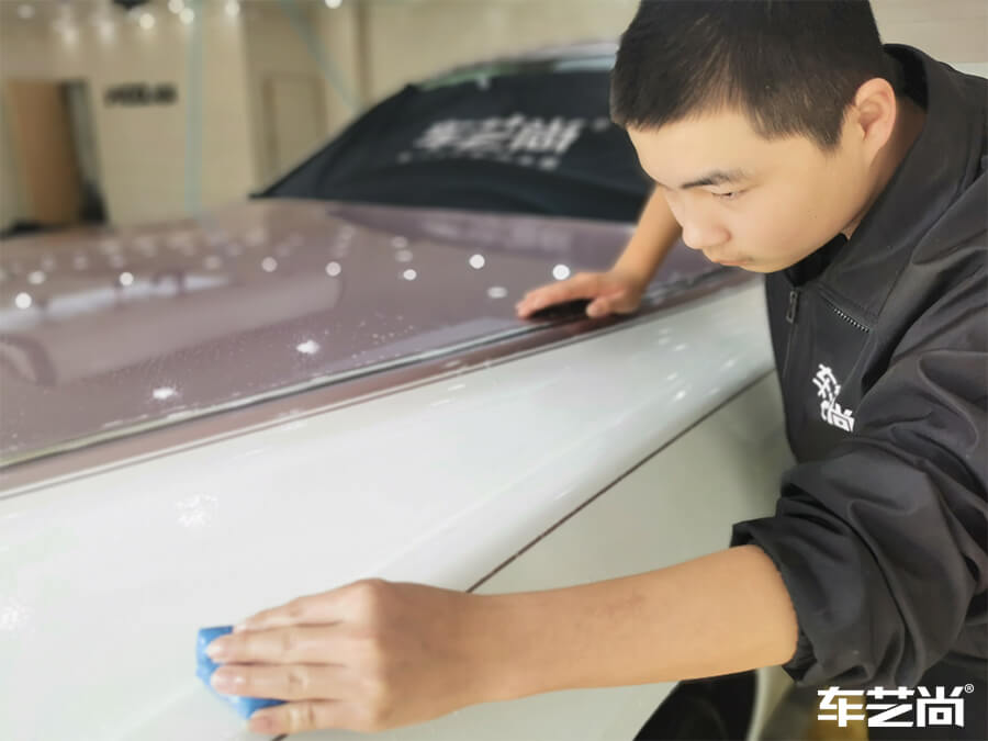 勞斯萊斯施工威固隱形車(chē)衣，流程展示（7）