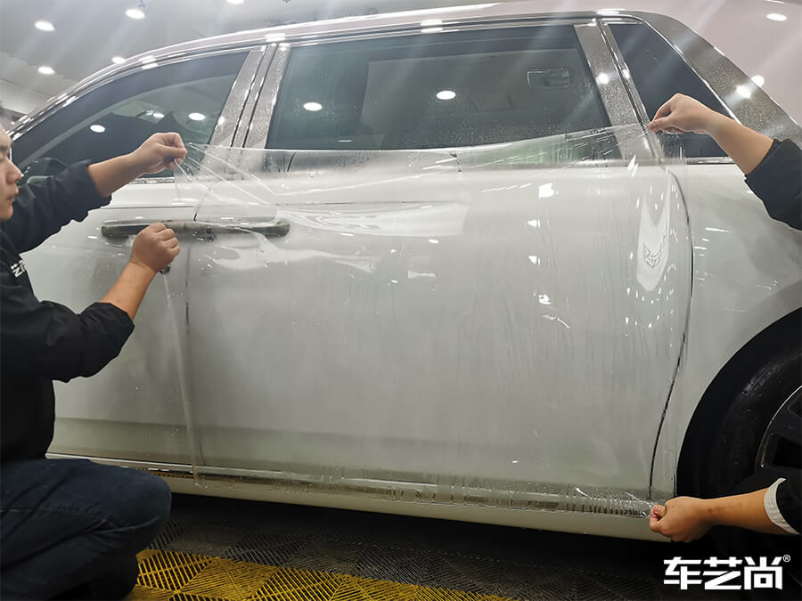 勞斯萊斯施工威固隱形車(chē)衣，流程展示（5）