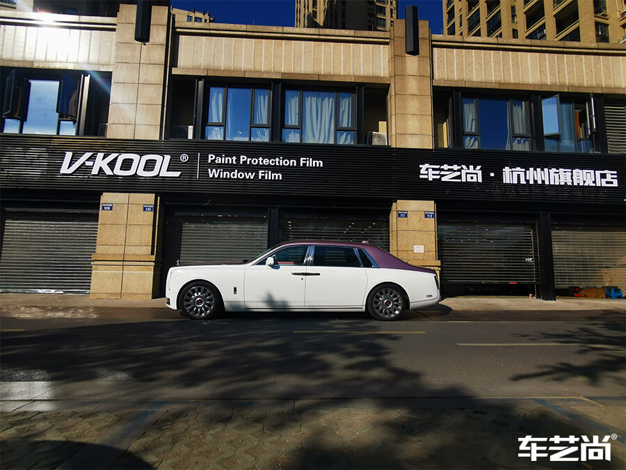 勞斯萊斯施工威固隱形車(chē)衣，流程展示（12）