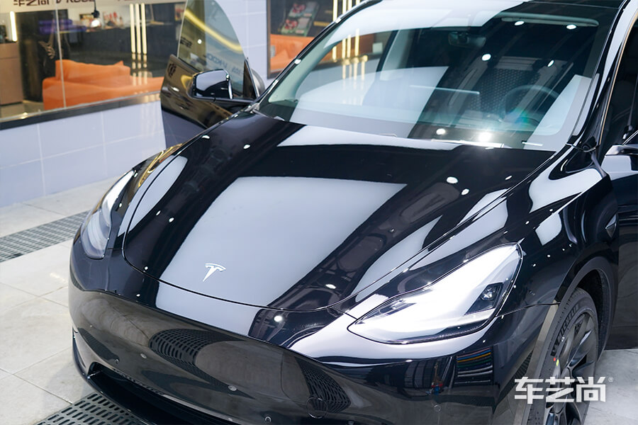 百公里加速幾秒的特斯拉MODEL Y，裝貼威固隔熱膜（15）