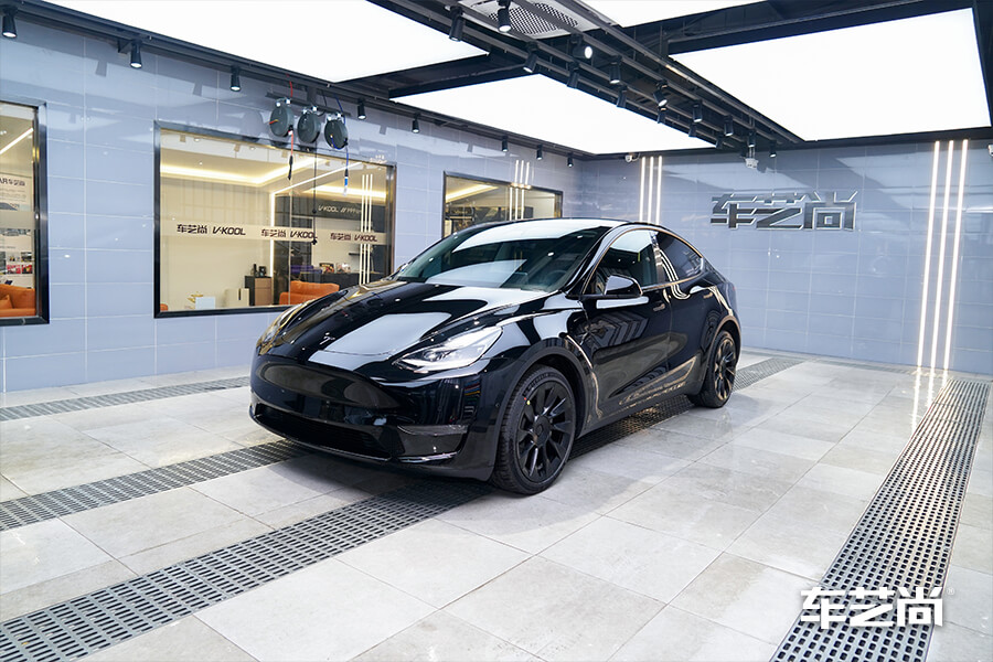 百公里加速幾秒的特斯拉MODEL Y，裝貼威固隔熱膜（17）