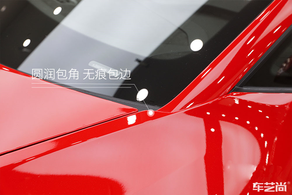 蘭博基尼Gallardo施工威固漆面保護(hù)膜效果展示（圖七）