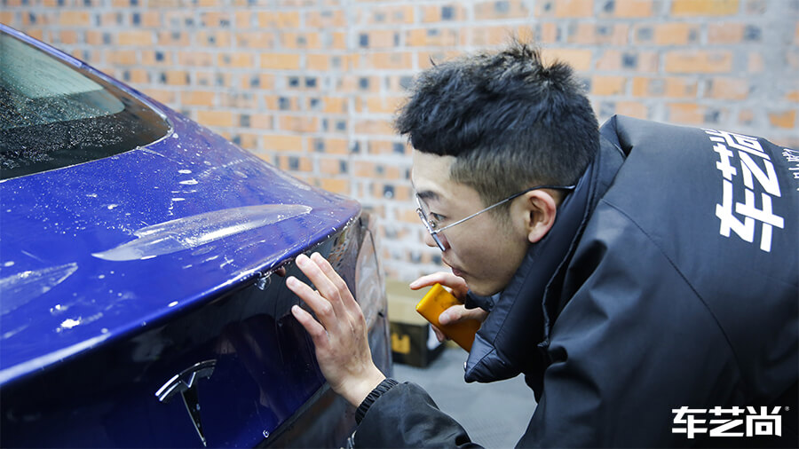 特斯拉Model 3選擇車藝尚，施工隱形車衣案例分享（8）